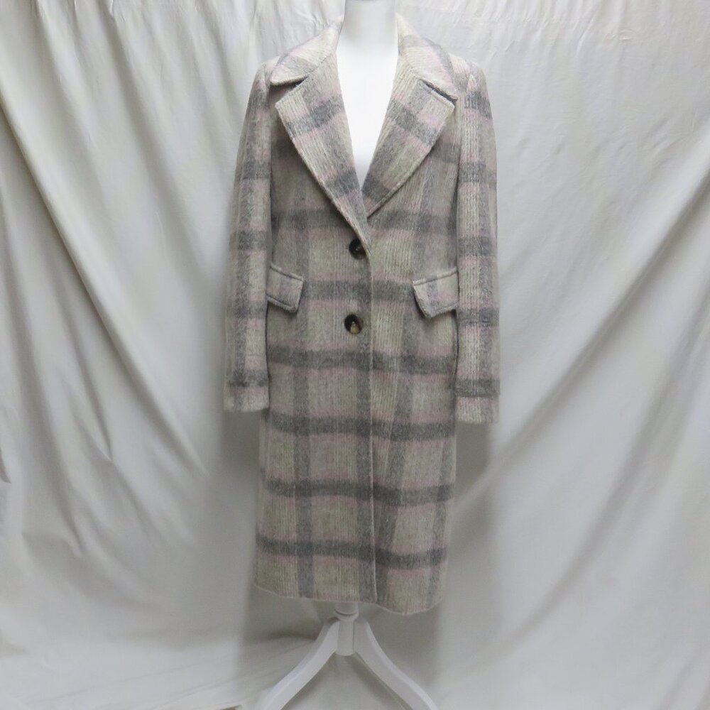 Calvin Klein Full-Length Wool Blend Coat